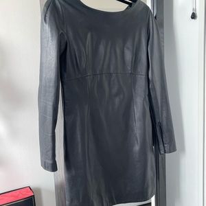 Leather dress Size M